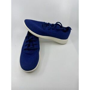 ALLBIRDS Shoes WOOL RUNNERS Mens Size 8 Blue White Running Sneaker 1121 NVI